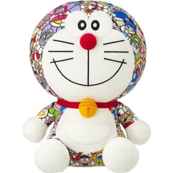 Doraemon Limited Edition Plush Toy by Uniqlo x Takashi Murakami - Picture 1 of 6